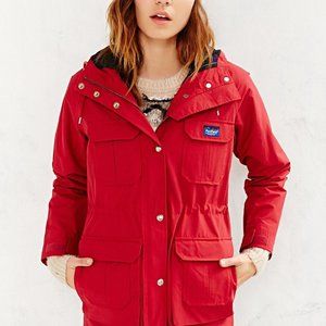 Penfield x Madewell 60/40 Rain & Field Jacket in Red, Size Medium